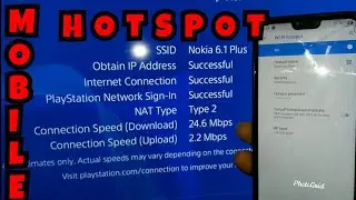 How to Setup PlayStation to Mobile Data Wifi Hotspot | Connect PS4 Slim to Mobile Hotspot