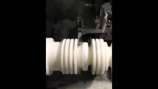 Plastic Machining - Machining Acetal Rod to a Pipeline Component by PlasTex Precision Manufacturing