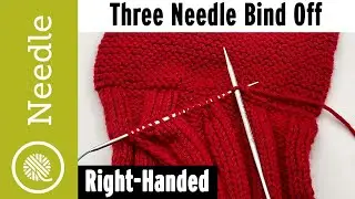 3 Needle Bind off with 2 Needles | Seafarer's Dickie Pattern