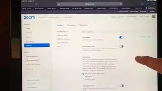 Securing Your Zoom Meeting for IPAD So No One Can Share Desktop or Talk Without Your Permission