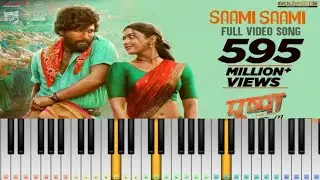 Srivalli Song 🔥🔥🔥  | Piano Tutorial | Piano Notes | Piano Online #pushpa #srivalli #pianotimepass