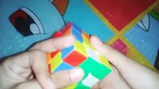 Solving a Rubik's cube in cfop method