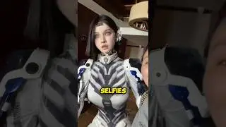 Robot Poses For a Selfie 🤯