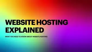 Website Hosting Explained (Setting Up a Server for your Website)