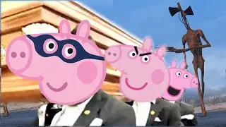 Peppa Pig + SIREN HEAD  Coffin Dance NEW MEME