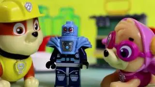 Psi Patrol & Lego Batman | Budowa Robota | Bajki dla Dzieci