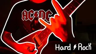 AC/DC - Dirty Deeds Done Dirt Cheap (Guitar Solo Cover) (Gibson FLying V)