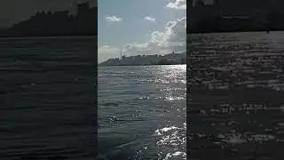 Енисей на лодке.Коммунальный мост #video #shortvideo