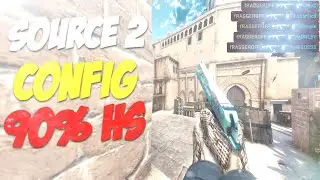WHEN SOURCE 2 KILLED BEST CSGO CONFIG IN THE WORLD 90% HS 🤍 (2023CONFIG IN DESC...) (csgo montage)