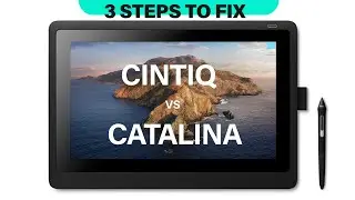 3 steps to FIX Wacom Cintiq and macOS Catalina compatibility issue
