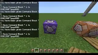 How to operate the command block in Minecraft