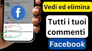 Come vedere ed eliminare tutti i tuoi commenti sui post di Facebook