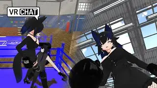 The Big Goth Girl VRchat BOXING