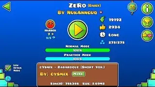 [GD] ZERO BY NUKANNGUQ (DAILY LEVEL) | GEOMETRY DASH 2.11