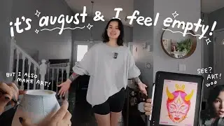 artist vlog ❤︎ making art while dealing with emotions (or trying to lol)