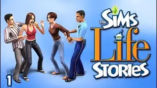 FIRST TIME Playing THE SIMS LIFE STORIES! 💔 (....and THE DRAMA IS WILD!)