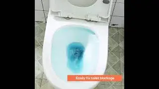 Toilet Plunger Powerful Suction Handheld Drain Plunger Rubber Suction Cup Pull-out Design Toilet