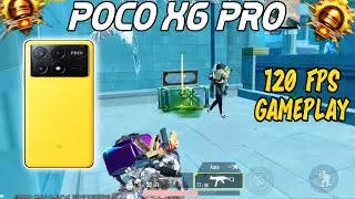 POCO X6 PRO PUBG TEST 🔥 120 FPS GAMEPLAY 🔥 PUBG MOBILE