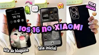 TRANSFORME SEU XIAOMI EM iPHONE iOS 16