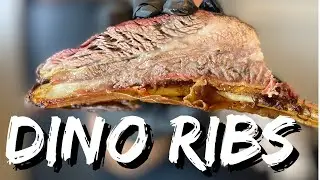 Beef Ribs Smoked On A Pit Boss | Dino Ribs Recipe | Salt Pepper and Fire