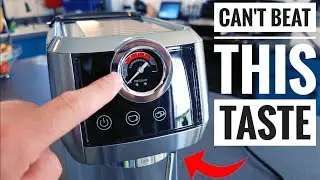 Wirsh Espresso Machine 2023 (20 Barr) with Commercial Portafitler Full Review 💯😁