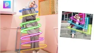 Neon Glowing Effect | PicsArt Tutorial - Editing