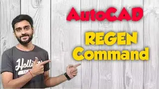 Why does the Autocad hang in my pc? | How to refresh Autocad? | Regen Command | PART 7
