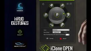 Hand Gestures Puppeteering 2.0 | Iclone 7 | Reallusion