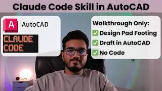 Claude Code Skill for Pad Footing Design & Draft in AutoCAD (Walkthrough)