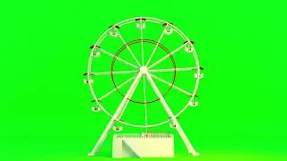 Ferris wheel Green Screen FREE