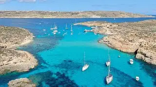 Blue Lagoon, Comino in October, 2020