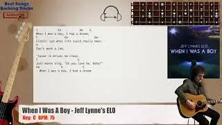 🎻 When I Was A Boy - Jeff Lynne's ELO Bass Backing Track with chords and lyrics