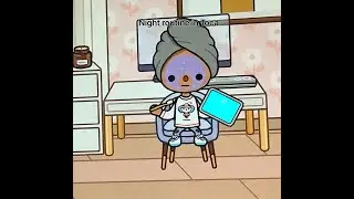 My toca night routine | Little Duck’s Toca