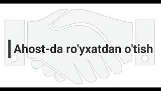 Ro'yxatdan o'tish | Регистрация | Sing Up