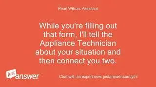 We have an LG range that is flashing an F7 error code. The