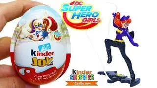 НОВИНКА от Киндер Сюрприз!КИНДЕР ДЖОЙ Супердевочки/Kinder Joy DC Super Hero Girls 2018+BATGIRL😜✅