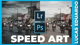 SpeedArt - efeito nublado lightrrom e photoshop