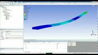 Modal Analysis for tapered beam in  ANSYS