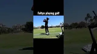 Foltyn playing golf 😂 | 