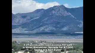 2.27 acres in Nevada for $7,000