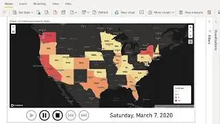 Corona Virus Spread in the United States [Data Visualization]