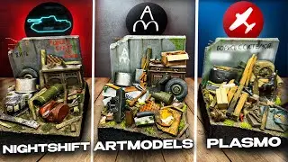 СДЕЛАЛ ДИОРАМУ В СТИЛЕ Art models, Night Shift и PLASMO