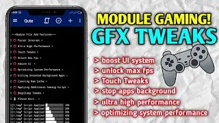 Module No Root - Tweak performance, fix lag & unlock max fps gaming performance