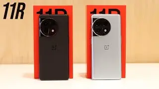 OnePlus 11R Unboxing (Sonic Black vs Galactic Silver) Color Comparison & Review + Camera Test!