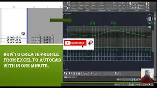 How to Create Profile From Excel To AutoCAD