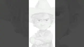 Young Cowboy Sketch: Procreate Timelapse