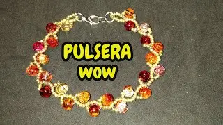 Pulsera de perlas mostacillas super facil/ Bisuteria facil paso a paso/Heidi's Channel