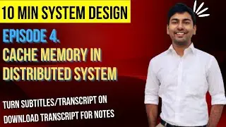 Cache Memory In Distributed System | 10 Min System Design #SystemDesign #Caching #DistributedSystems