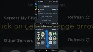 how to go through servers fast on Roblox mobile