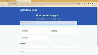 Knowledge Base Portal by Usetiful